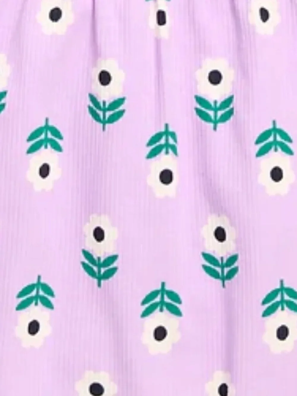 Old Navy Toddler Girls Printed Long-Sleeve Ribbed Purple Floral Print Dress NWT